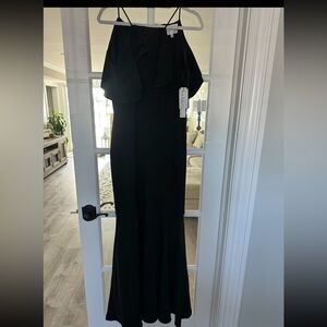 Nicole Miller Black Maxi Dress